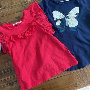 Girls Short Sleeve Tops